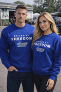 Blue Sweatshirts DRIVEN BY FREEDOM unisex