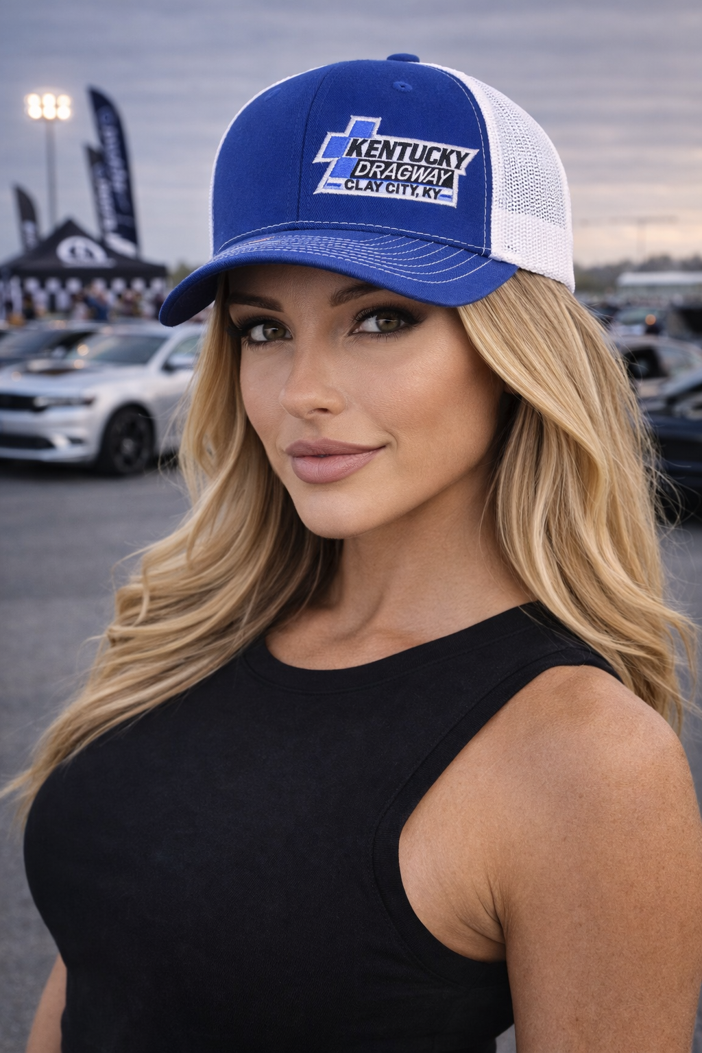 Unisex Blue Kentucky Dragway Hat